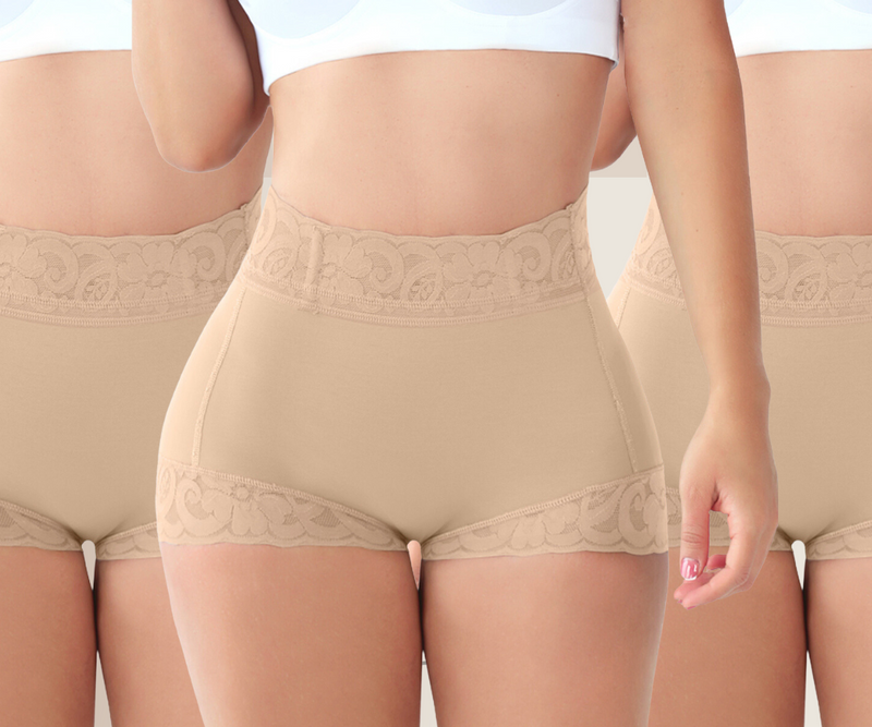 Calcinhas Fit Shape Modeladoras Aurora – Compre 1, Leve 3 + Frete Grátis Só Hoje!
