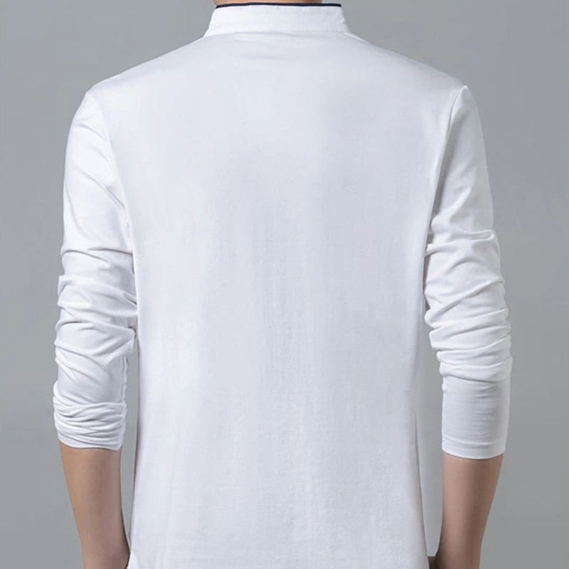Camisa Masculina Clássica de Manga Longa